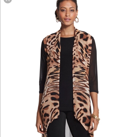 Chico’s Sweaters - Chico's Traveler’s Collection open Cardigan